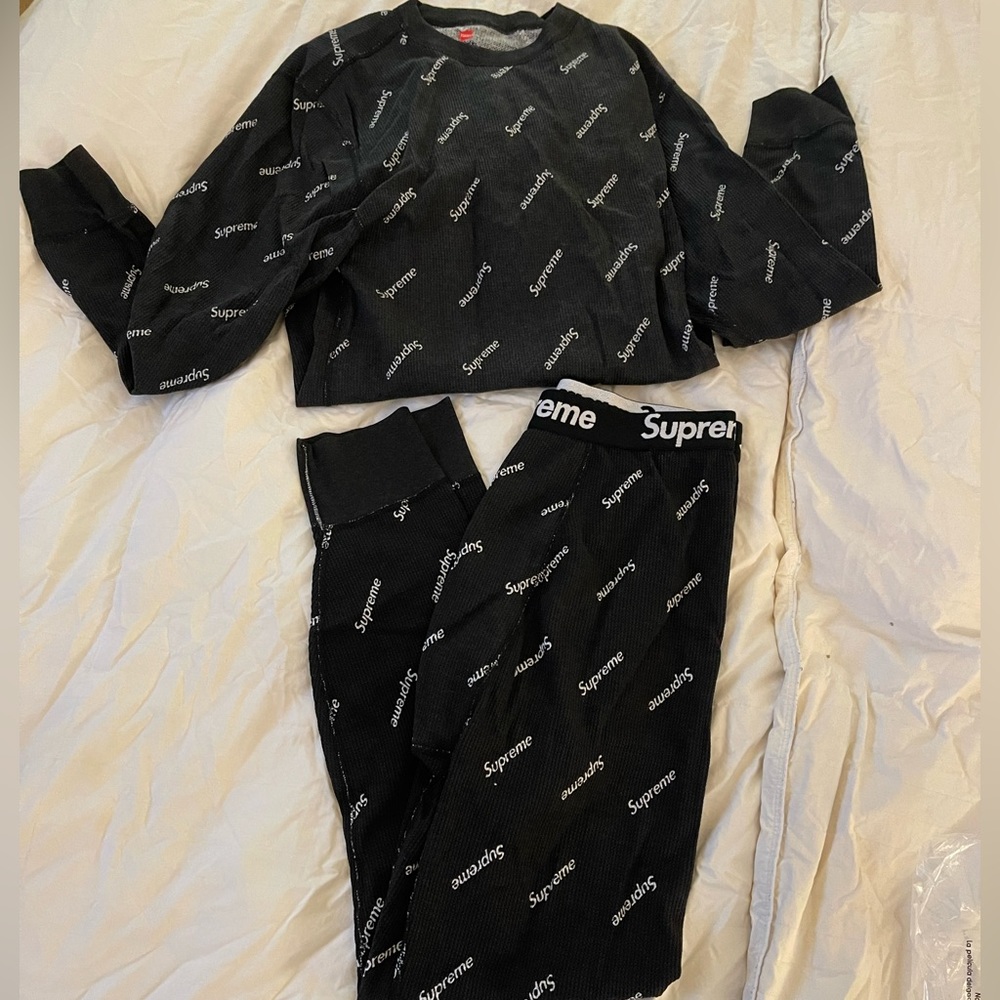 SUPREME x Hanes | Mens Thermal Sleeper Set | L